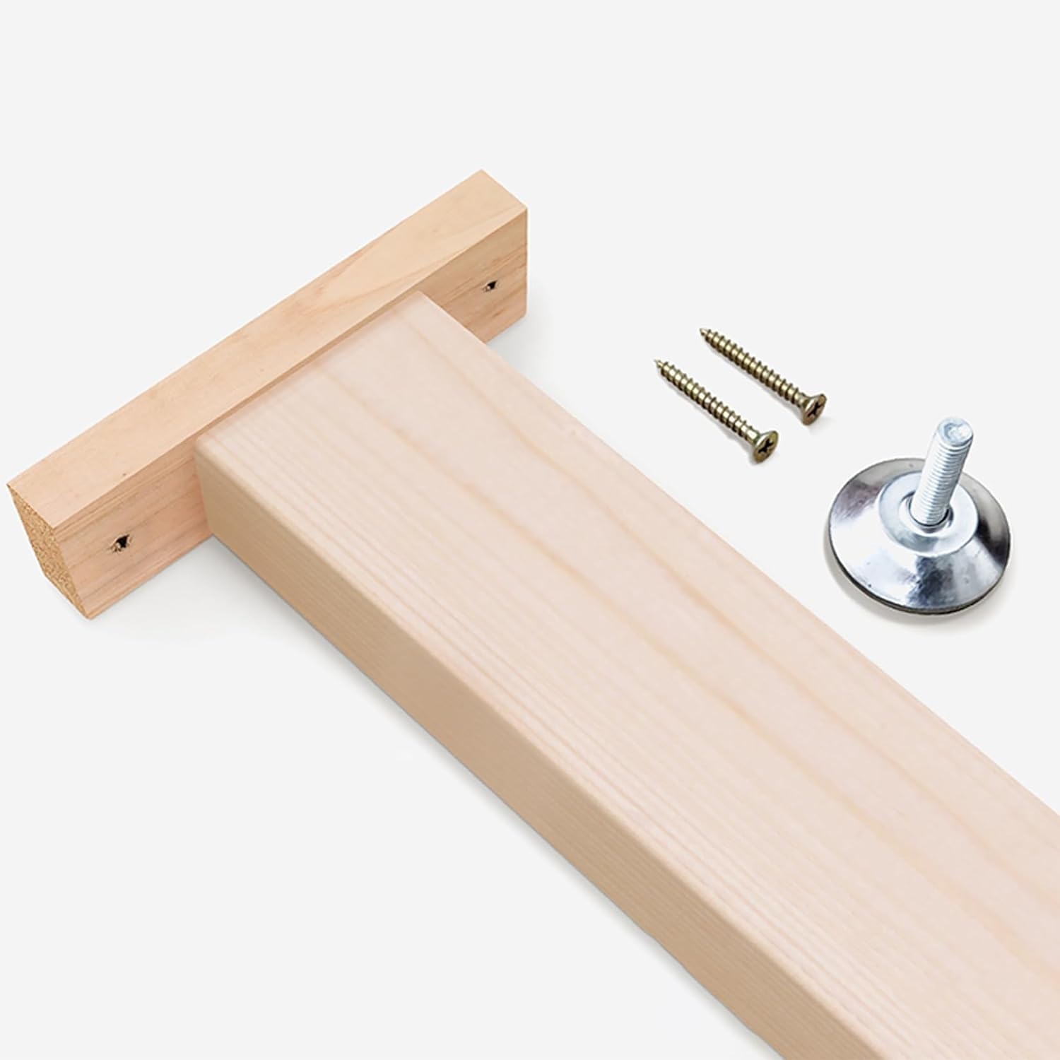 Patas de Muebles Regulables, Patas de Cama atornilladas, Patas de Base de conexión, Patas de Apoyo para Muebles, Altura Regulable hasta 2 cm, 2 Piezas(Size:32-34 cm)