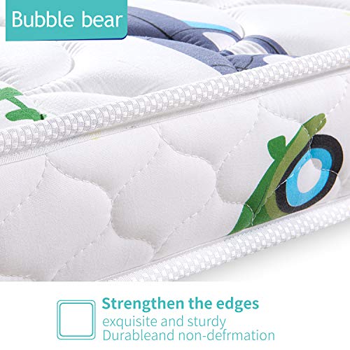 Bubble bear Premium Foam Crib & Toddler Mattress 52" x 27.6" x 5"–100% Breathable, Firm Support for Infant, Hand Crafted Sewing, Solid Safety Edge, Fits Standard Size Cribs & Toddler Bed - Image 4