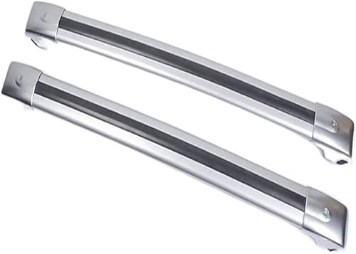 Miniatura 1 de Cross Roof Rack Compatible with Land Cruiser Prado 150 2010-2021 Aluminum Rails Bar Luggage Carrier Bars top bar Racks Rail Boxes  Color  Silver