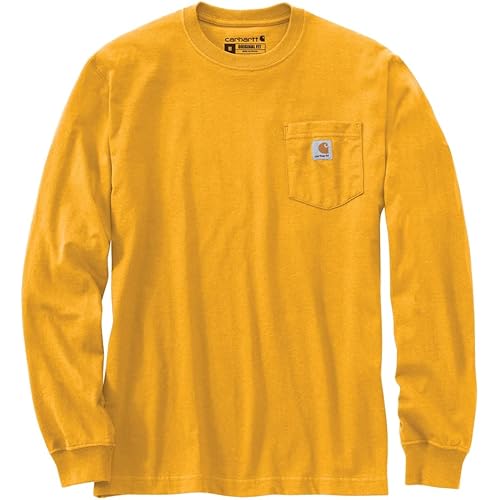 Carhartt Men's Loose Fit Heavyweight Long-Sleeve Pocket T-Shirt