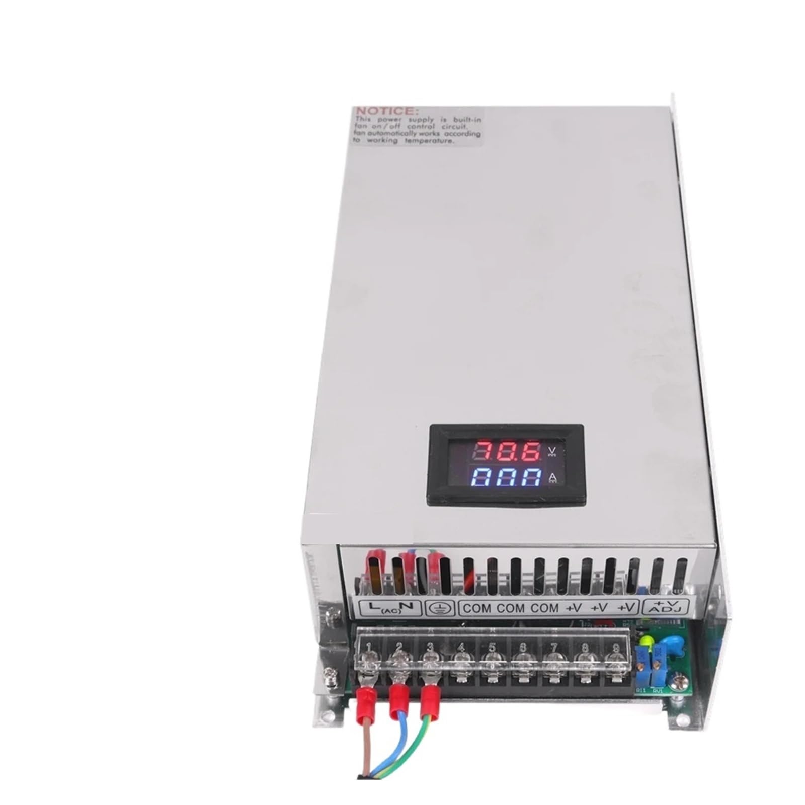Fuente De Alimentación Conmutada Universal Regulable De 1000 W, 12 V-200 V, Transformador Adaptador De CA A CC para Dispositivos electrónicos, de automatización,(0-15VDC)
