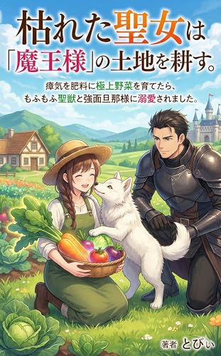 枯れた聖女は「魔王様」の土地を耕す。: 瘴気を肥料に極上野菜を育てたら、もふもふ聖獣と強面旦那様に溺愛されました。 (ライトノベル)