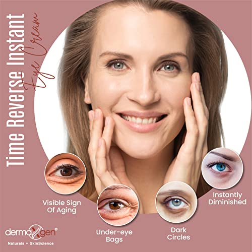 DERMAXGEN Instant Eyelift Cream Time Reverse Treatment For Dark Circles, Puffy Eyes, & Wrinkles Anti Aging Serum Reduces Under Eye Bags, Wrinkles, Dark Circles, Fine Lines & Crow's Feet Instantly - 12
