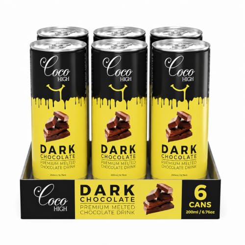 Image of CocoHigh Dark Chocolate Milk 1.2L (6 x 200ml) | Luxury Creamy Chocolate Milkshake | Ready-to-Drink Milkshake Made with Real Cocoa | | No Added Preservatives