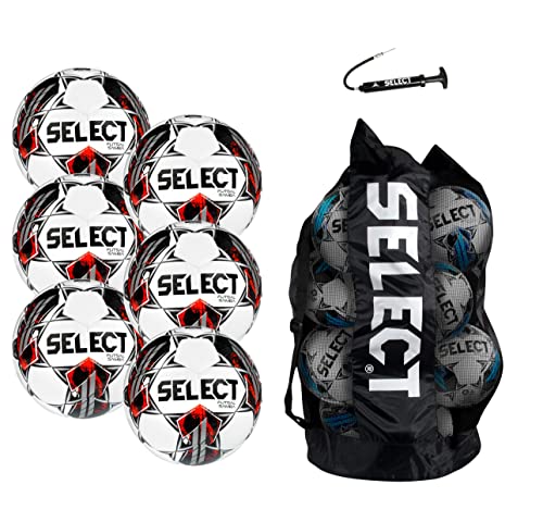 Ballon de futsal Select Samba V22 : solution complète de 6 ballons avec sac pour équipe