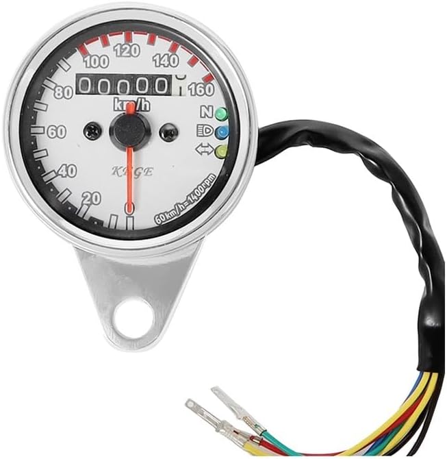 Meter Odometer Application：Motorcycle Instrument Odometer Universal Motorcycle Odometer Speedometer Gauge For Bobber For Chopper Cafe