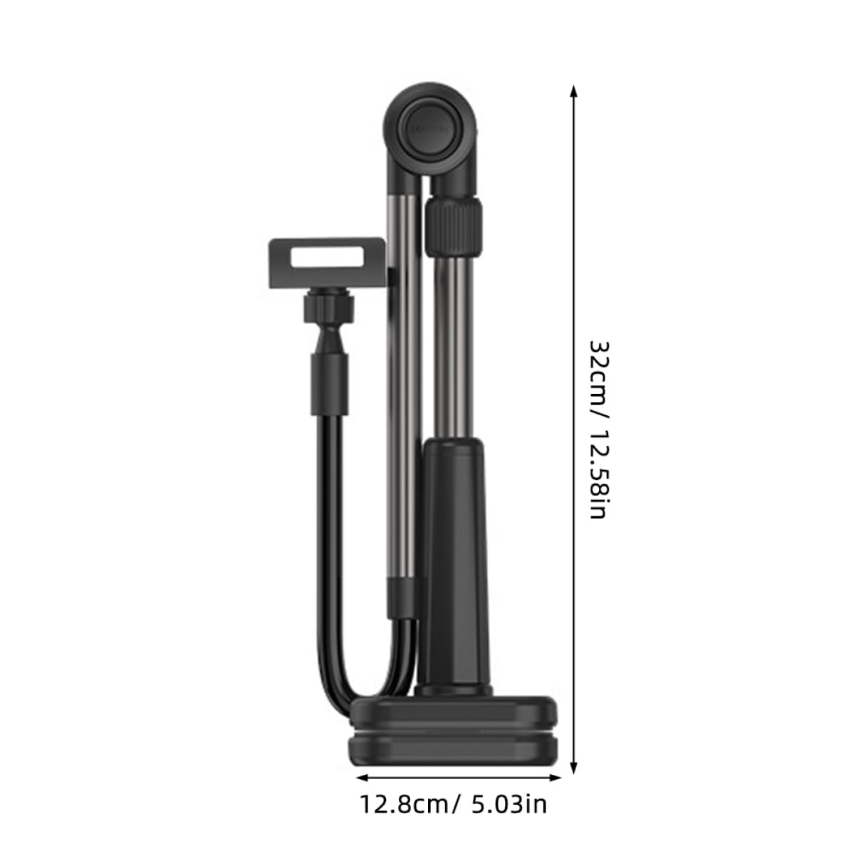 Holibanna Soporte de Teléfono para Escritorio Cuello de Cisne, Rotación 360° y Pinza 0-75mm, Adecuado para Grabación y Uso en Cama