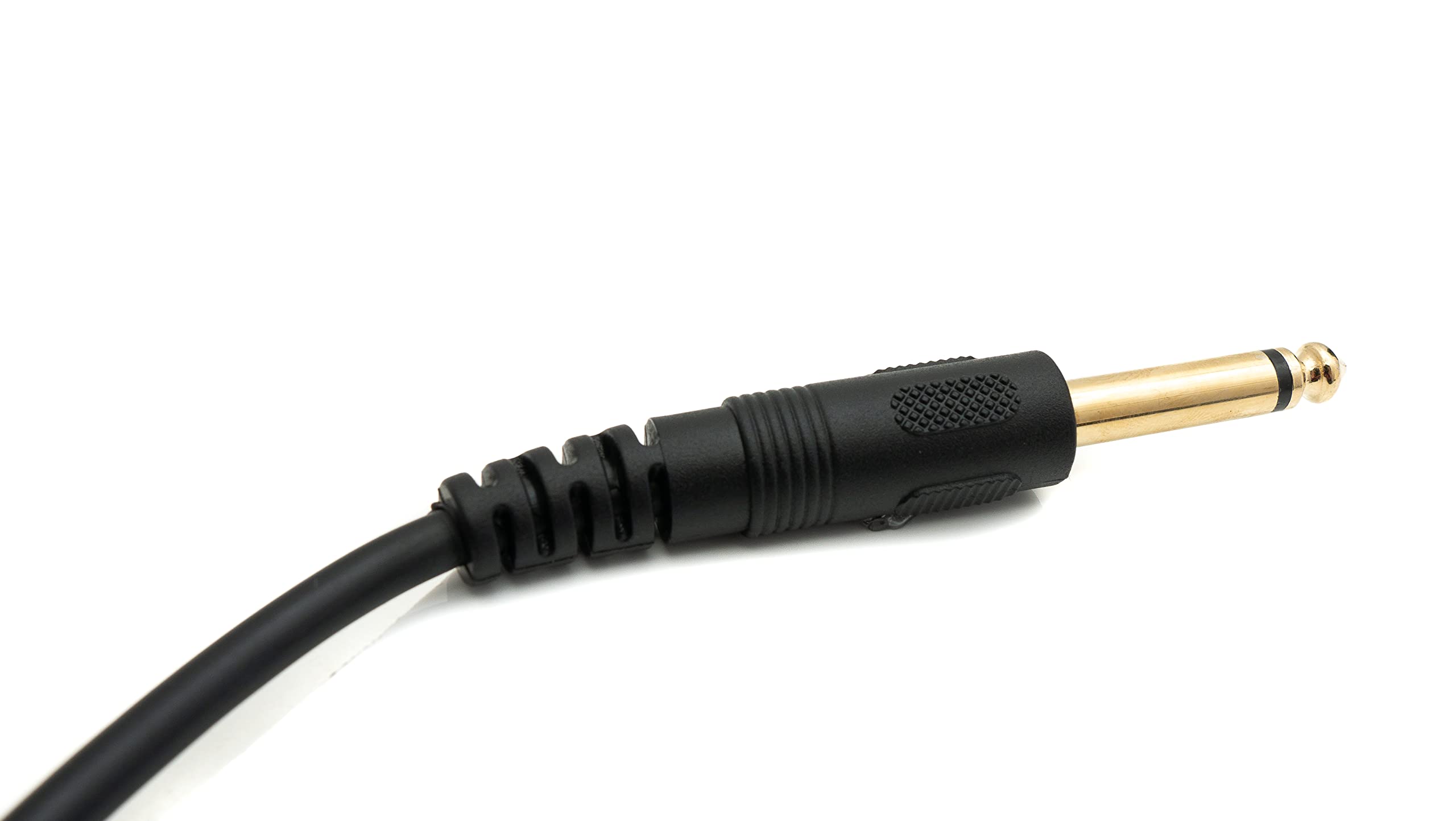 System-S Cavo Audio Stereo 150cm Jack 6,35mm Maschio-Maschio Angolare: Per Microfoni, Strumenti E Mixer - Nero - 4