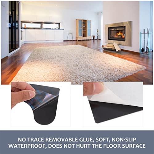 12 Unidades Adesivo De Tapete De Coração Tapetes De Área 8x10 Apertos Anti Tapete Removível Almofada