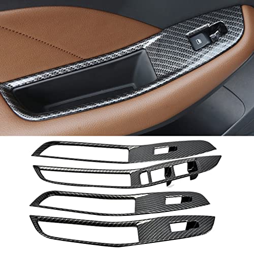 Embellecedor de panel interior para MG ZS 2017-2018, diseño de carbono 4