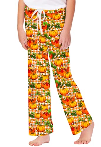 Image of Remimi Girl Boy Plaid Pants Drawstring Summer Casual Loose Bottoms 5-14 Years