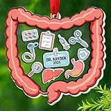 Gastroenterologen-Shaker, Weihnachtsdekoration, personalisierbar, Gastroenterologie, Weihnachtsdekoration, Geschenk für medizinische Ärzte, Männer, Frauen, personalisierte Gastroenterologen