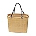 Teng Tian Handmade Rattan Bags Purses and Handbags Crossbody Braided Leather Handles Make Hands Office Tote Picnic Baskets Storage Baskets Shopping Basket