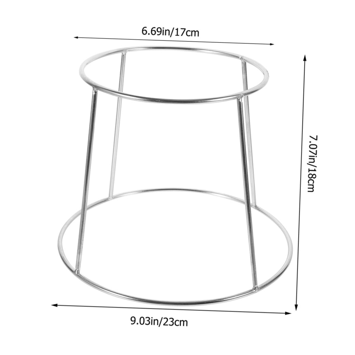 Alipis 2-layer Seafood Plate Rack Large Serving Platter Tiered Tray Stand Stainless Steel Serving Tray Holder Restaurant Buffet Display Rack