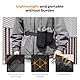 K&F Concept Objektivtasche, Objektivbeutel für Kameraobjektive in 4 Größen, weiche Objektivtasche mit Kordelzug für Canon, Nikon, Sony, Fuji, Sigma, Geeignet für tägliche und professionelle Fotografie