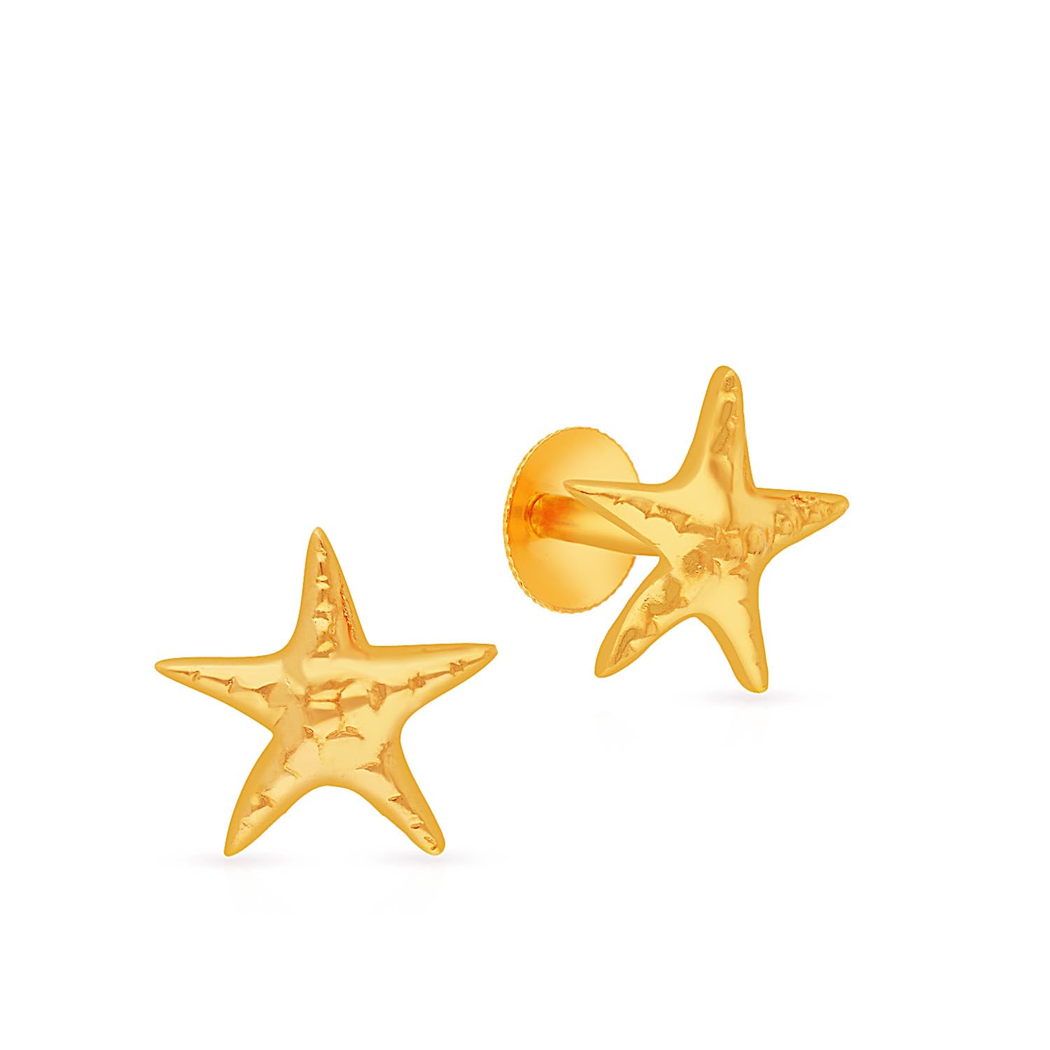 Malabar Gold & Diamonds 22k Yellow Gold Earrings for Women, Girls and Kids | 22 kt (916) BIS Hallmark Gold Stud Earrings for Birthday, Anniversary & Festive Gift (B09KM753XM) Amazon Price History, Amazon Price Tracker