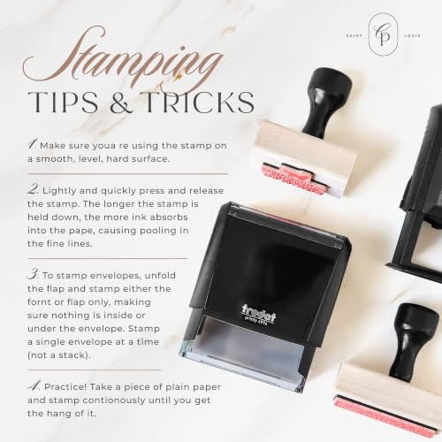 Image of Personalized Script Return Address Stamp, Custom Name & Address Stamp, Elegant Self-Inking or Wood Handle Rubber Stamp for Wedding & Home Mail - 06