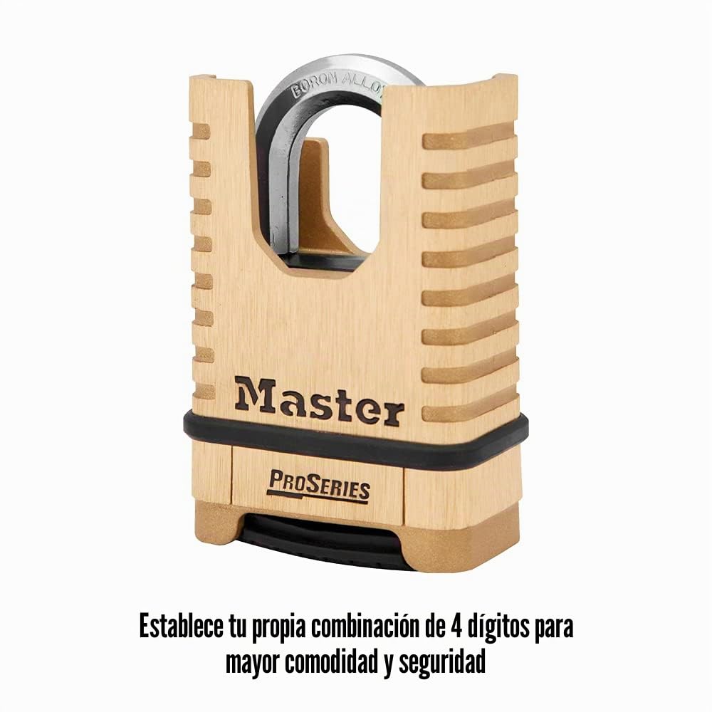 Masterlock 1177D - Cuerpo De Latón Y Arco Con Pro