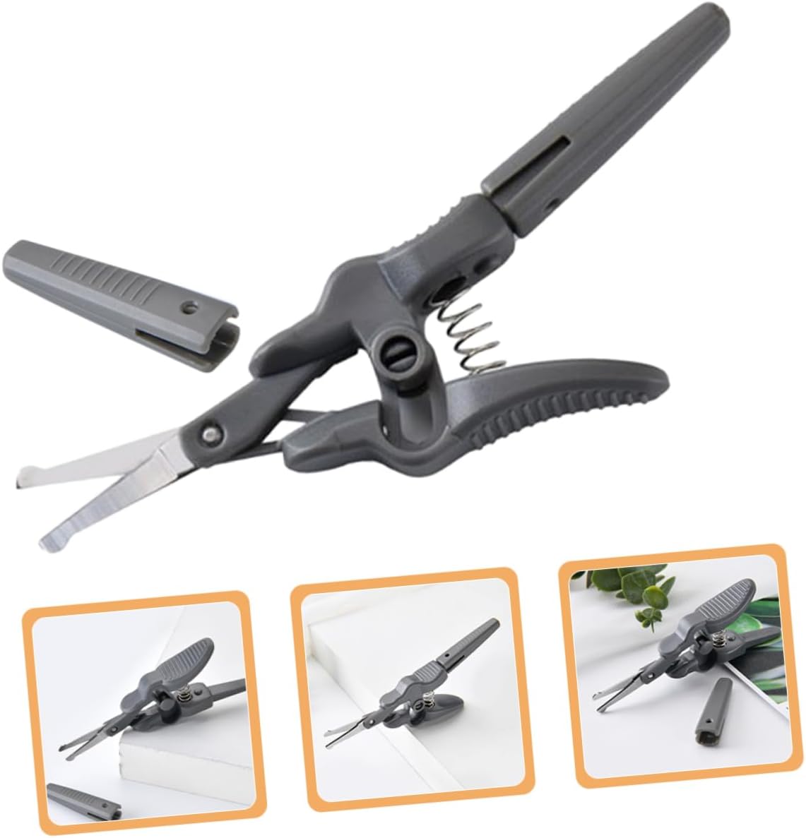 MERRYHAPY Nose Hair Scissor Eyebrow Trimmer Facial Grooming Scissors for Precise Hair Removal Compact Design for Easy Travel for Men and Women