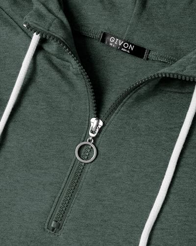 Image of GIVON Basic Lightweight Zip-Up Hoodie Long Sleeve Thin Jacket for Women with Plus Size