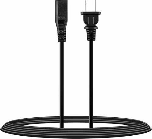 Miniatura 2 de SLLEA Cable de alimentación de CA de 6 pies compatible con Sony CFD-560 Boombox CD-R Cassette Tape AMFM Radio