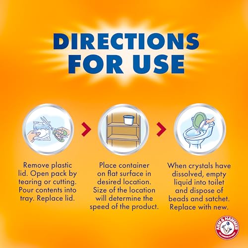 Arm & Hammer Fragrance Free Refillable Moisture Absorber and Odor Eliminator 14 oz. Tub by Arm & Hammer - Image 7