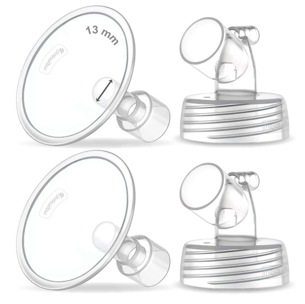Two-Piece Wide Neck Pump Parts for Spectra S1/S2 Pumps; Incl Wide Mouth Flanges; Not Original Spectra Flange (13 mm Two Flanges)