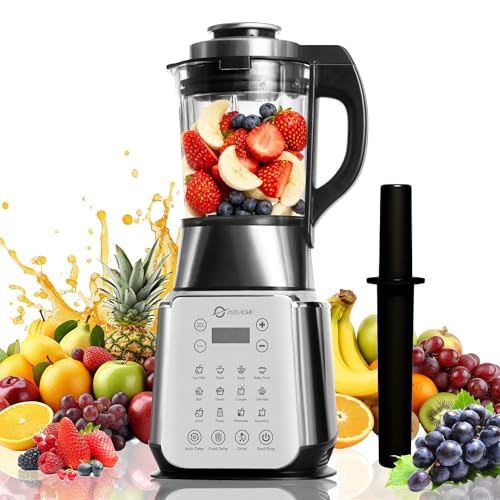 Comparison: Best Food Processor Glass Jar 6 Glass Blenders for Kitchen – Stainless Steel Professional Blender for Smoothies 1500W Motor, Food Processor Combo 9 Adjustable Speeds, 14 Preset Programs, BPA-Free Glass Jar blender, Nut Milk, Soups