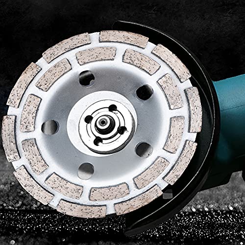Meule diamantée 115 mm double rangée HHRFCS pour meuleuse d'angle - 2
