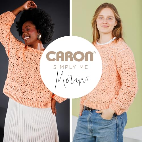 Caron Simply Me Merino Soft Yarn for Crocheting, Cocoa Bean Heather, 3-Pack by Caron - Used condition - Image 7
