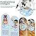 Dufuso Hundespielzeug für Beschäftigung, Intelligenz-Spiel, Hund, unverwüstliches Spielzeug für Hundenapf, Strategiespiel, Interaktives Training, Level 2 (mittelgroß)