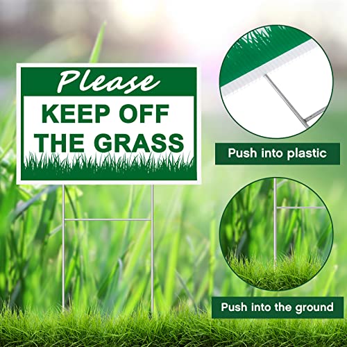 Panneaux Keep Off Grass pour éviter le piétinement du gazon et de la cour - 5