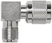 Pomona 73053 TNC Right-Angle Jack to Plug Adapter, 50 ohms Impedance (Pack of 2)