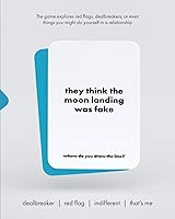 Vista 8 de Banderas rojas & Rompedores de acuerdos 180 Juego de cartas de citas rápidas