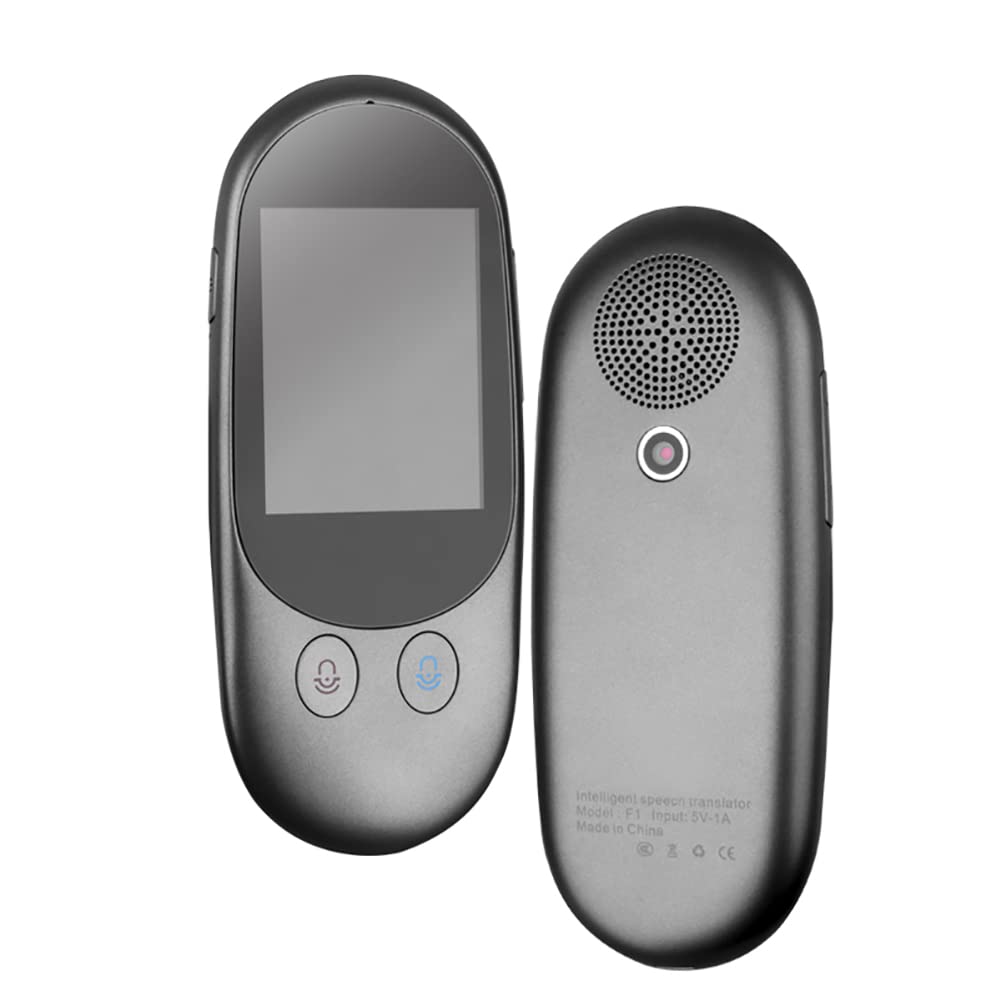 DISHENGZHEN Language Translator Device, Smart Instant Voice Offline Translator, 126 Languages, 11 Offline Languages, Speech or Photo Translation, Pocket Sized 2.4โ Touchscreen Display