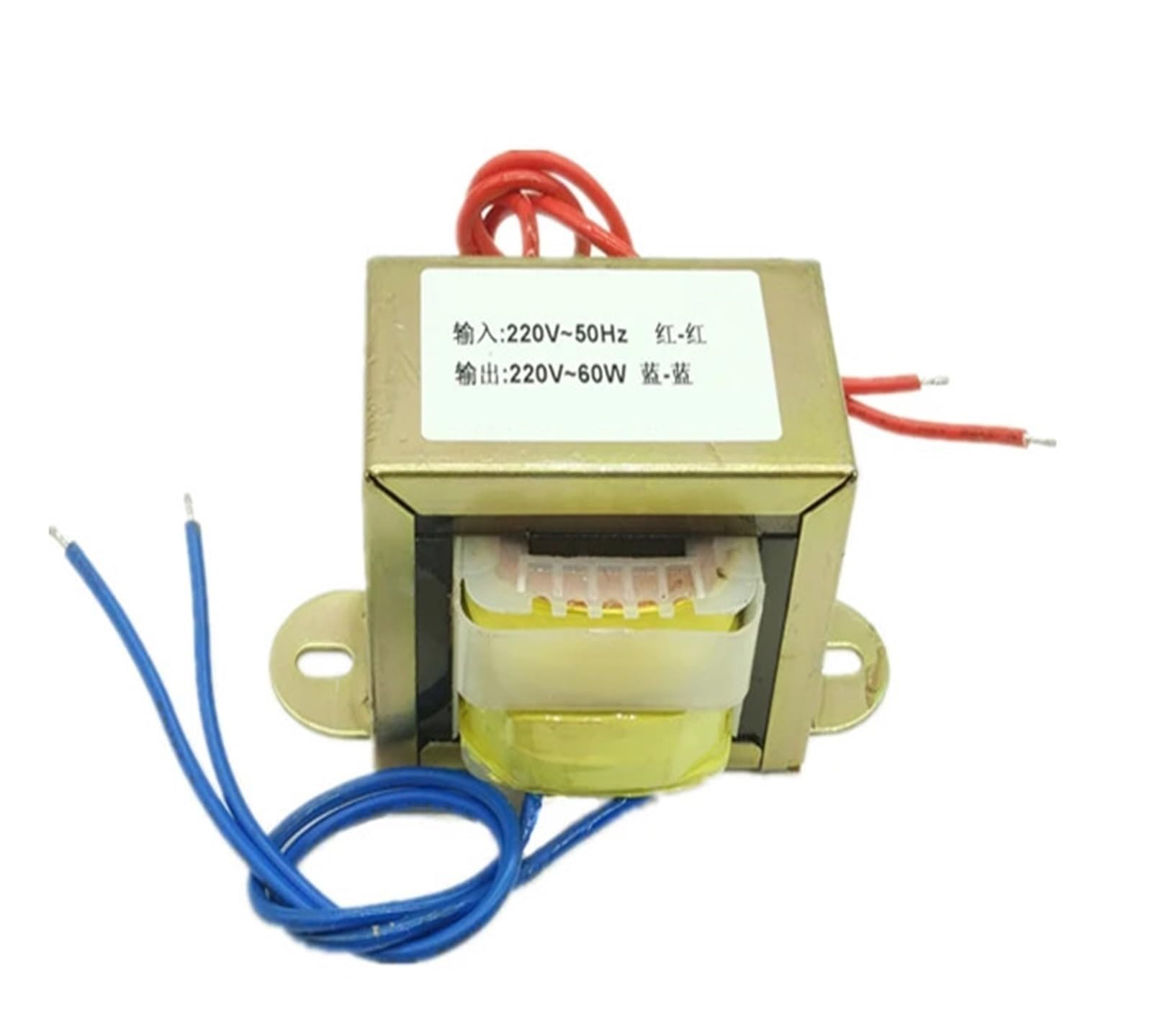 Transformador de potencia de aislamiento, transformador de seguridad de baja frecuencia 220V a 220V 1:1, 50VA/50W(20W)