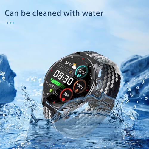 Correa Nylon Trenzado para Oiviato S67 Smartwatch miniatura 4