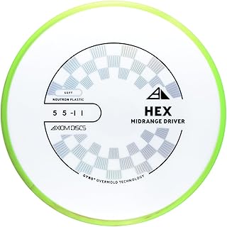 Axiom Discs Neutron Hex Disc Golf Midrange (Choose Your Firmness/Colors May Vary)