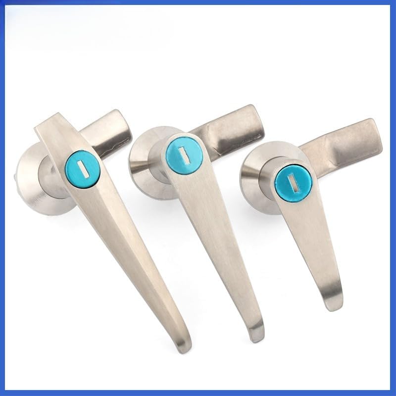 MS301-1-A Button Handle Lock MS304-1-A Distribution Cabinet Door Lock MS303-1-A Distribution Box Door Lock(Bronze)