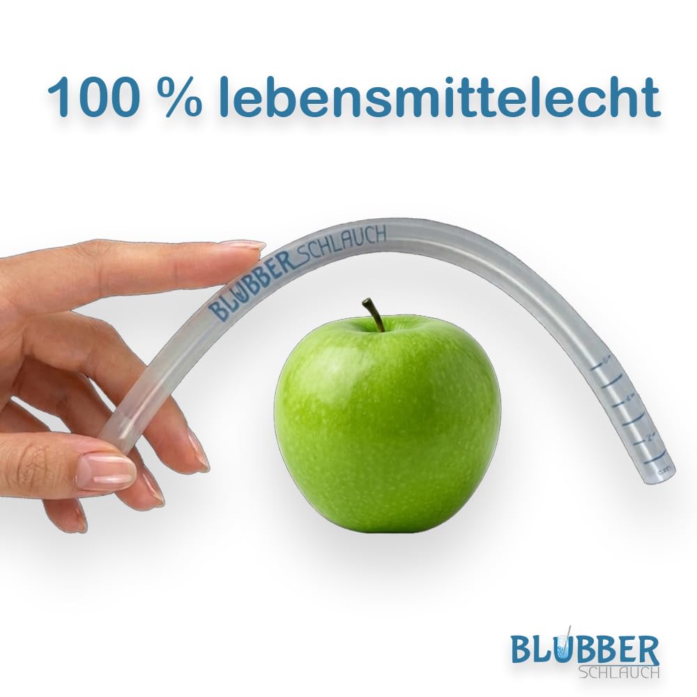 original Blubberschlauch-Set für die Stimmtherapie & Logopädie, Color - azurblau
