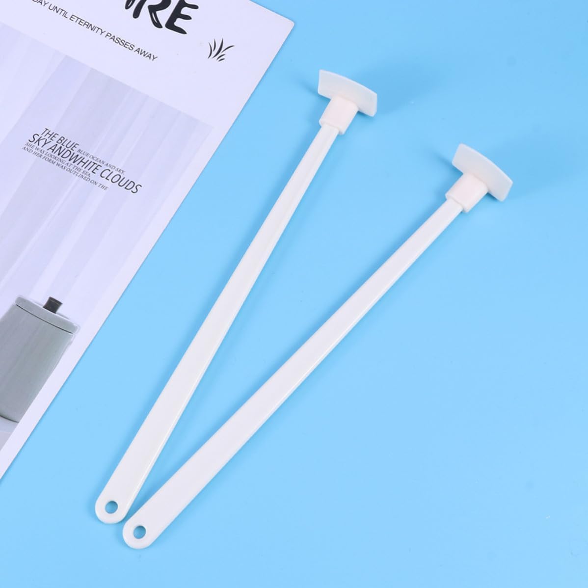 Bottle Scraper Spatula Long Handle 4pcs for Butter and Cake Decorating