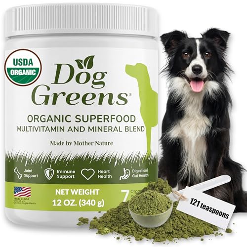 Dog Greens Superfood Multivitamin Powder - Dog Vitamins...