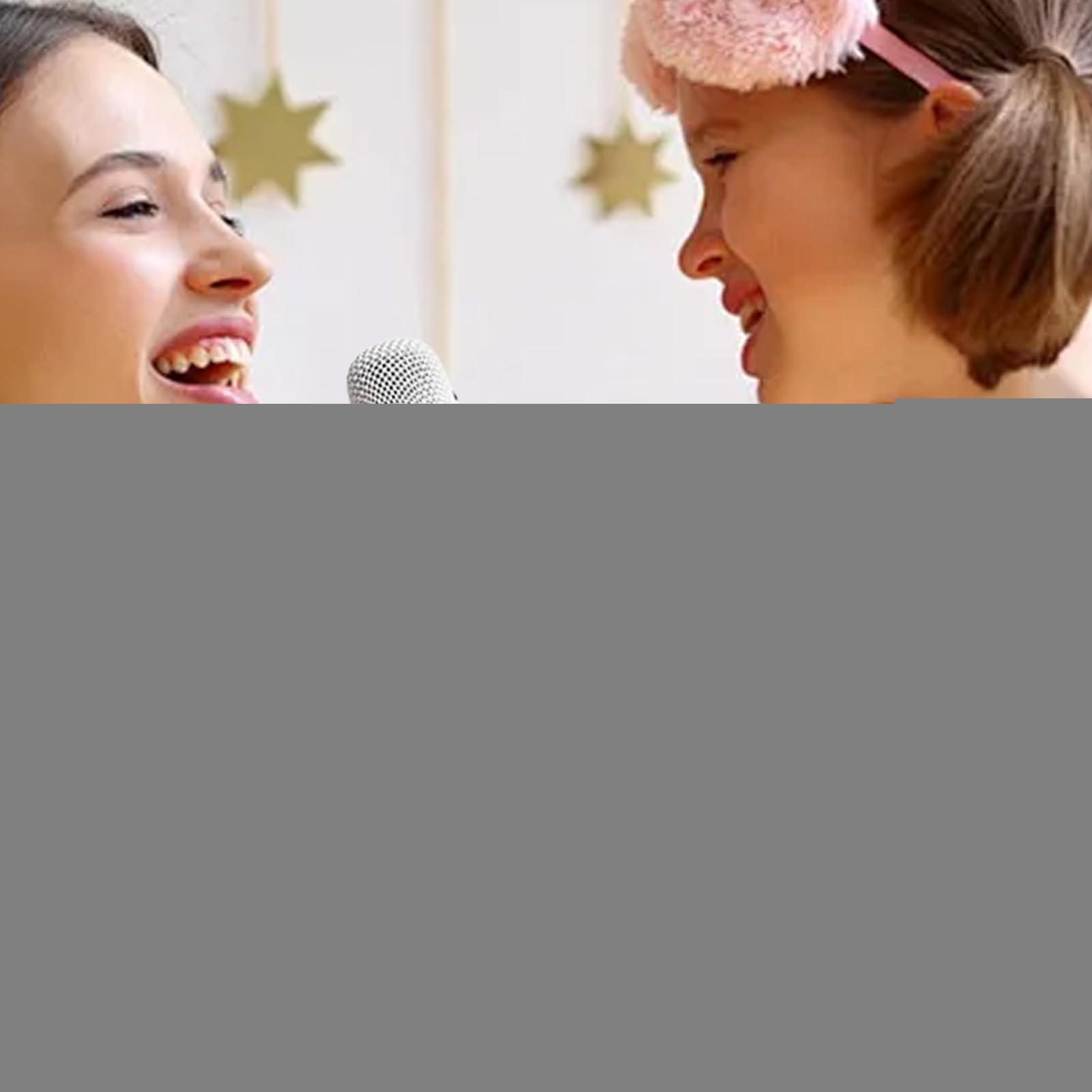 Altoparlante per karaoke, altoparlante portatile per karaoke | kit di altoparlanti wireless per karaoke, microfono per karaoke wireless con cavo di ricarica, karaoke con due microf