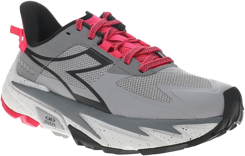 Diadora Womens Equipe Sestriere Xt Trail Running Sneakers Shoes - Grey, Pink