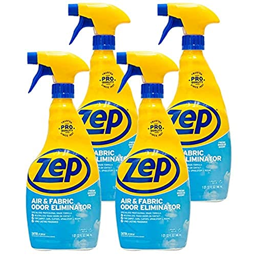 Zep Air and Fabric Odor Eliminator 32 oz (Pack of 4)