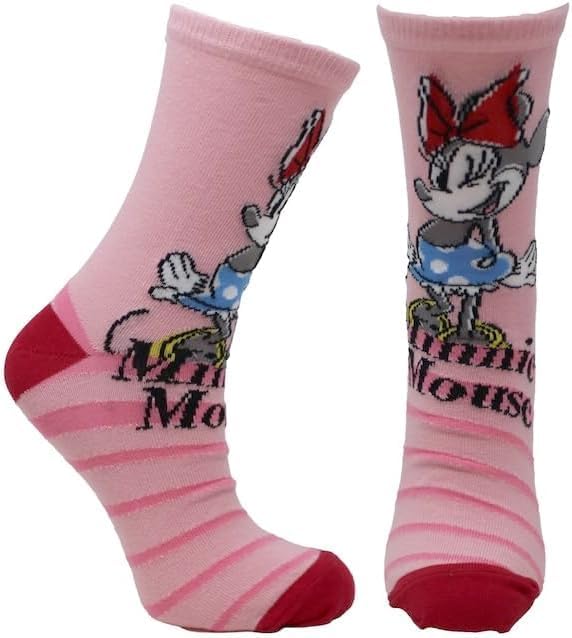 Minnie Mouse Ladies Woman's Socks Size 6-10