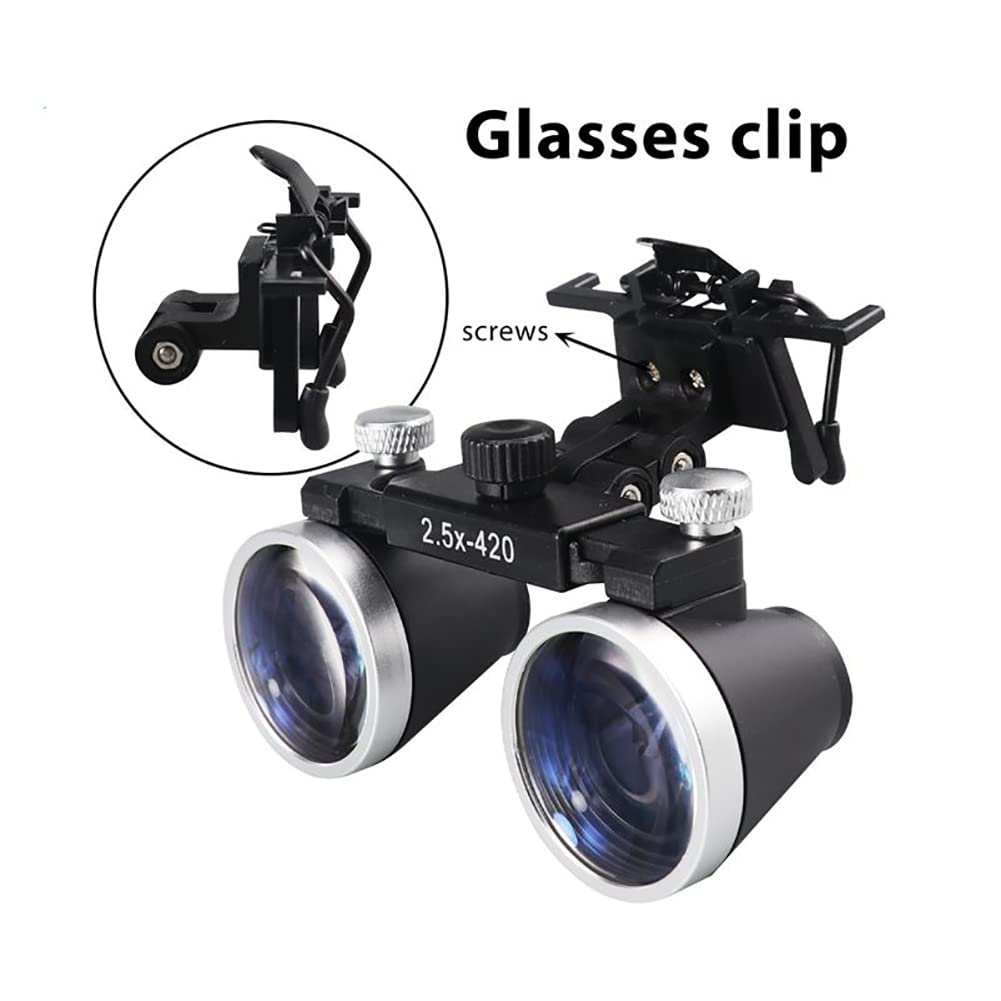 Dental Loupes 2.5X 3.5X Binocolo Medico Lenti d'Ingrandimento Lupa Chirurgica Testa