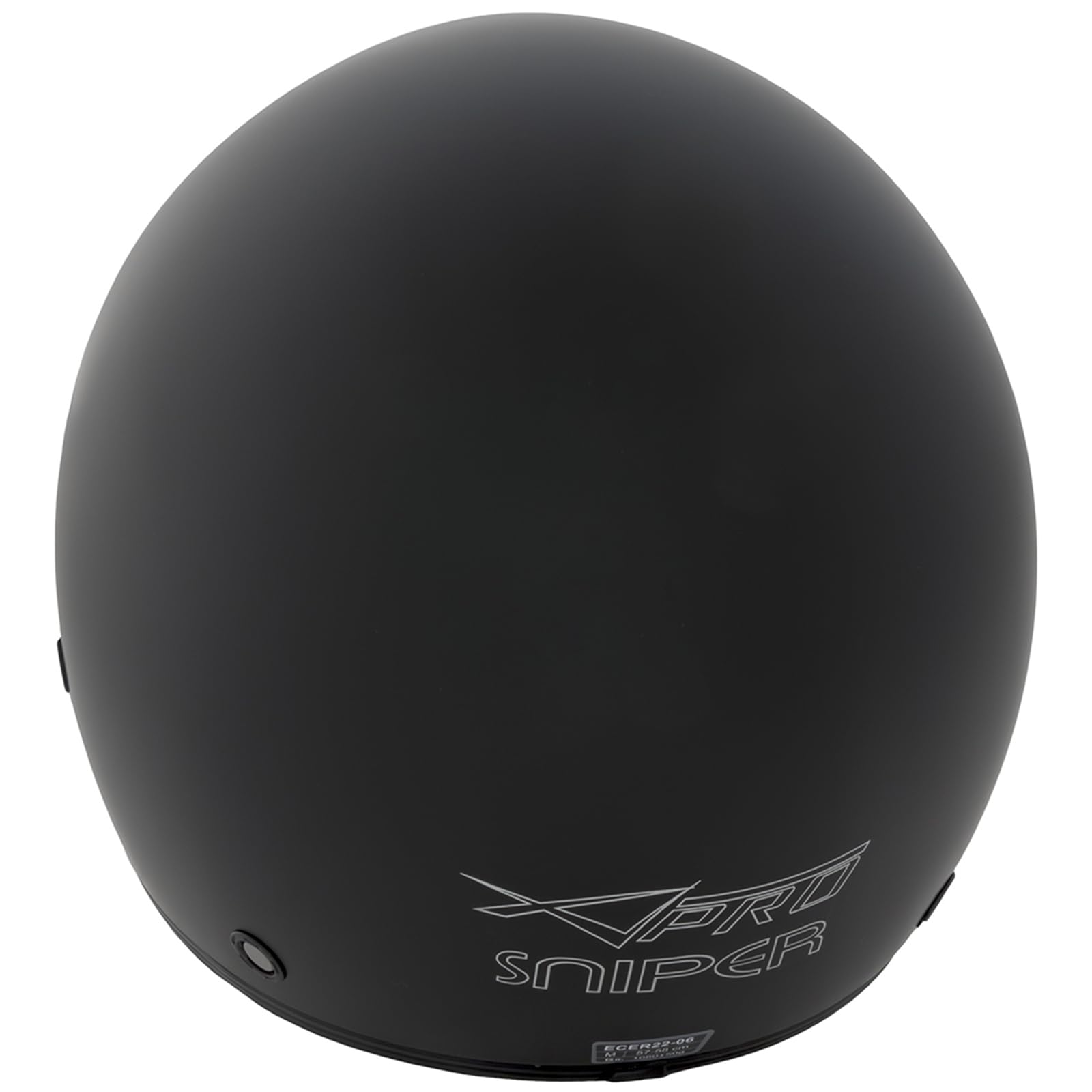 Casco Jet Scooter Moto Omologato ECE 22-06 Visiera Parasole Nero Opaco M