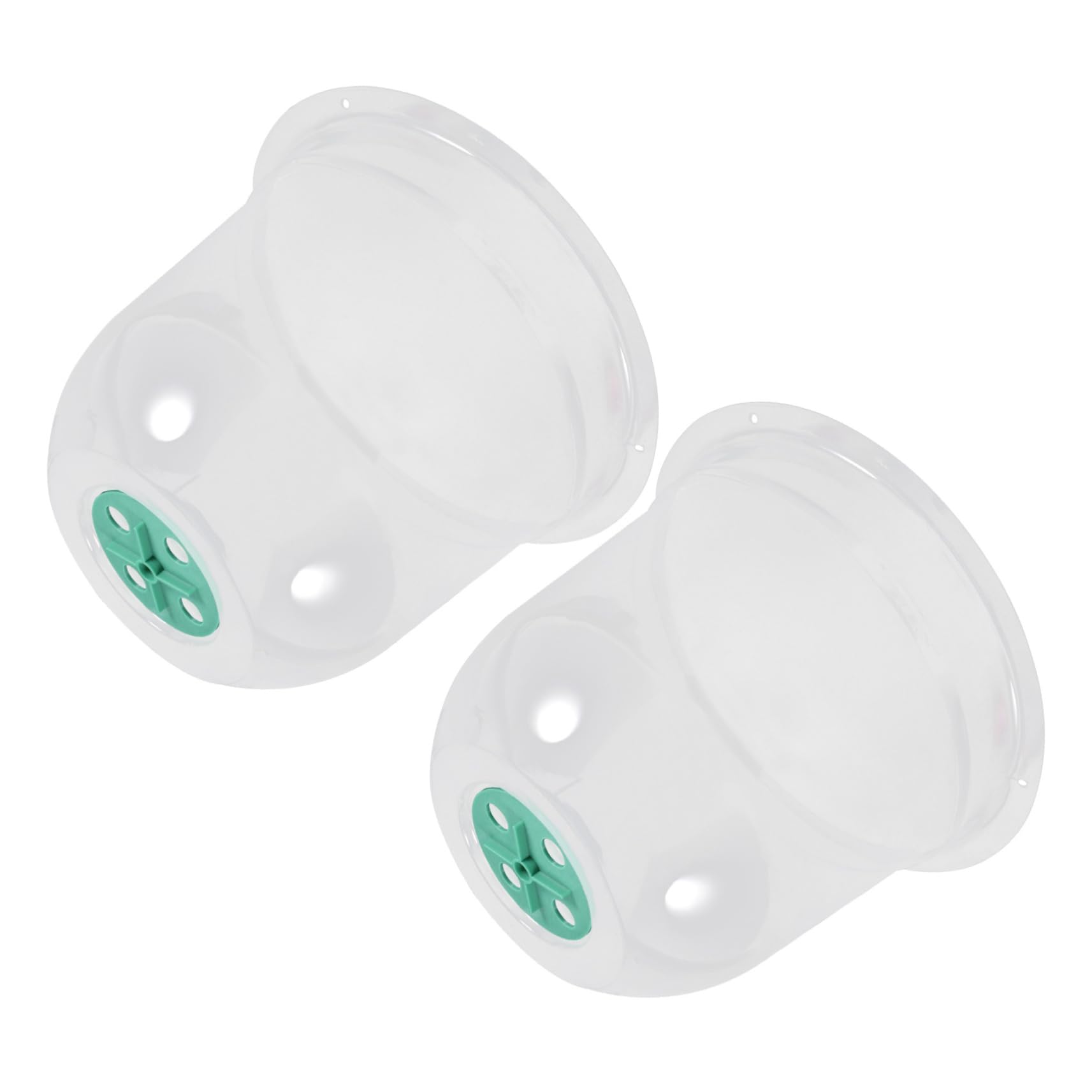 Sosoport 2pcs Seedling Humidity Dome Covers Clear Plastic Cloche for Indoor Gardening Optimal Airflow Compact Design for Planters Versatile for Flowers Vegetables