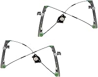 Vista 33 de TRQ Juego de elevalunas eléctrico trasero compatible con Volkswagen Golf 1999-2006 Jetta VW1550102 VW1551102 1999-2005